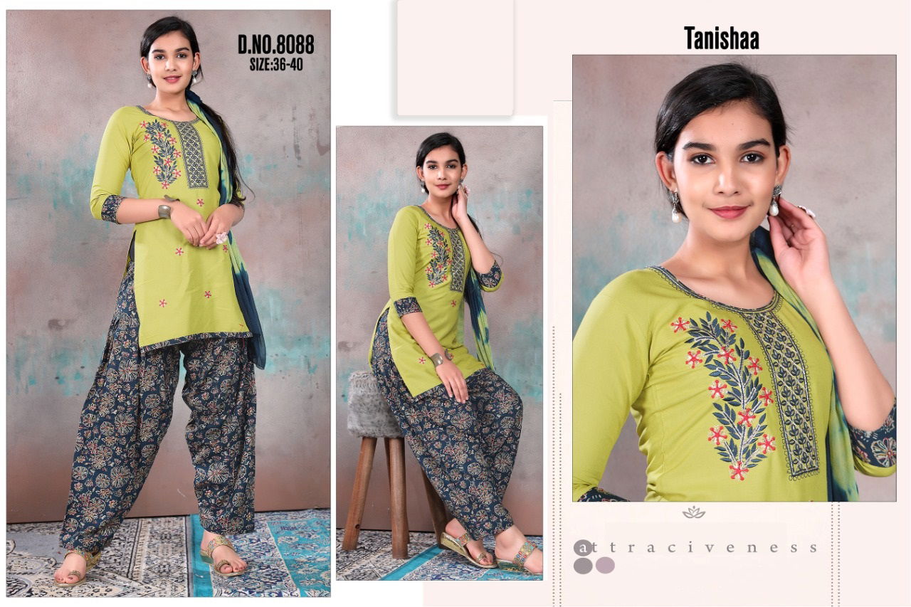 Tanishaa 8088 Readymade Suits Kids Catalog
